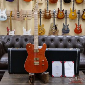 Fender Custom Shop Dennis Galuszka Masterbuilt Figured Alder Telecaster NOS AAA Flame Maple Neck - Image 6