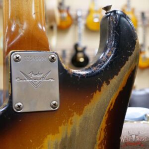 Fender Custom Shop Dale Wilson Masterbuilt 1960 Stratocaster Heavy Relic Brazilian Rosewood Slab Board 3 Tone Sunburst - Image 15