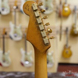 Fender Custom Shop Dale Wilson Masterbuilt 1960 Stratocaster Brazilian Rosewood Board Heavy Relic Black - Image 9