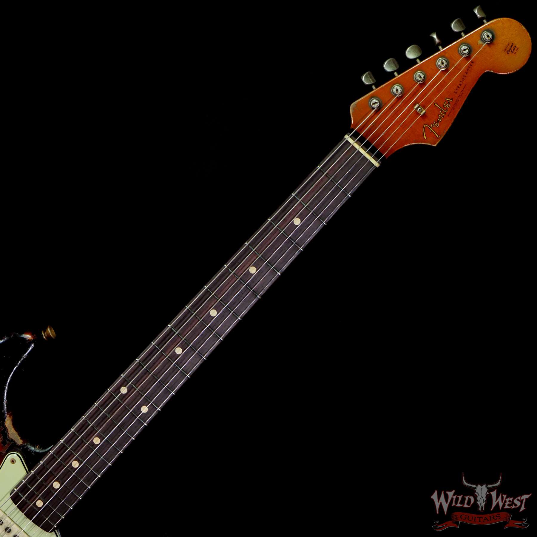 fendercs-mbdw-1961strat-cz553597-c2__wwg.jpg Fender Custom Shop Dale Wilson Masterbuilt 1961 Stratocaster Josefina Hand-Wound Pickups Heavy Relic 3 Tone Sunburst - Image 4