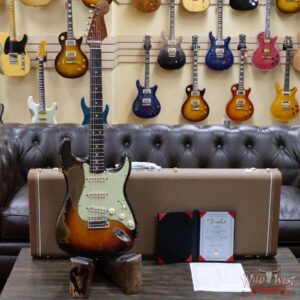 Fender Custom Shop Dale Wilson Masterbuilt 1961 Stratocaster Josefina Hand-Wound Pickups Heavy Relic 3 Tone Sunburst - Image 6
