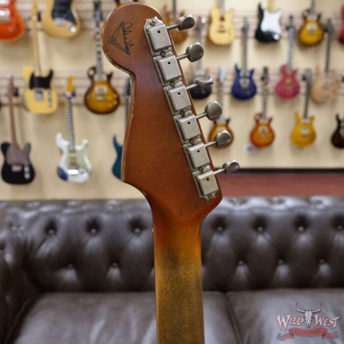 Fender Custom Shop Dale Wilson Masterbuilt 1961 Stratocaster Josefina Hand-Wound Pickups Heavy Relic 3 Tone Sunburst - Image 11