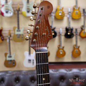 Fender Custom Shop Dale Wilson Masterbuilt 1963 Stratocaster Heavy Relic Brazilian Rosewood Fingerboard Vintage White - Image 4