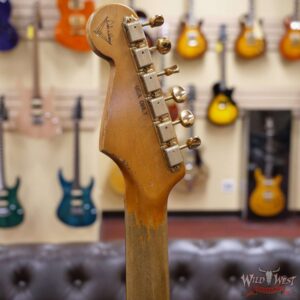 Fender Custom Shop Dale Wilson Masterbuilt 1963 Stratocaster Brazilian Rosewood Slab Board Relic Vintage White - Image 12