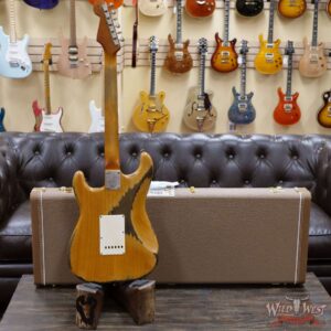 Fender Custom Shop Dale Wilson Masterbuilt 1963 Stratocaster Brazilian Rosewood Fingerboard Heavy Relic Natural - Image 9