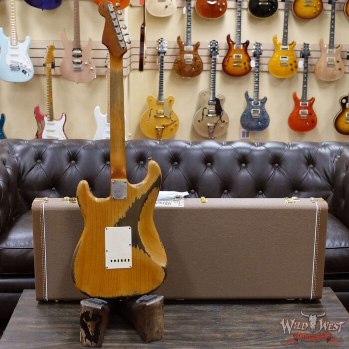 Fender Custom Shop Dale Wilson Masterbuilt 1963 Stratocaster Brazilian Rosewood Fingerboard Heavy Relic Natural - Image 9