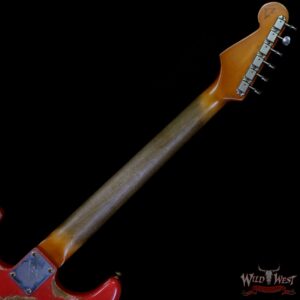 Fender Custom Shop Dale Wilson Masterbuilt 1963 Stratocaster Relic Brazilian Rosewood Fingerboard Fiesta Red - Image 5