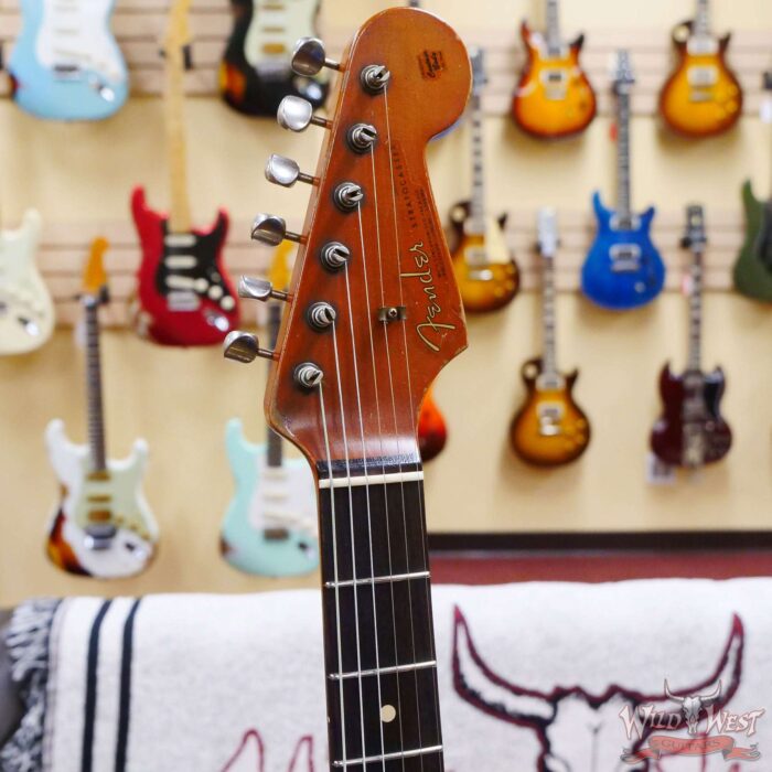 Fender Custom Shop Dale Wilson Masterbuilt 1963 Stratocaster Relic Chartreuse Sparkle - Image 7