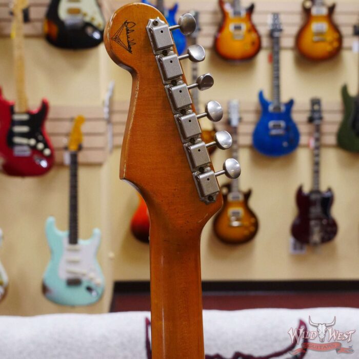 Fender Custom Shop Dale Wilson Masterbuilt 1963 Stratocaster Relic Chartreuse Sparkle - Image 11