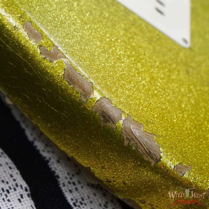 Fender Custom Shop Dale Wilson Masterbuilt 1963 Stratocaster Relic Chartreuse Sparkle - Image 13