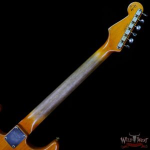 Fender Custom Shop Dale Wilson Masterbuilt 1963 Stratocaster Brazilian Rosewood Fingerboard Relic Natural with Black Pickguard - Image 5