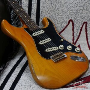 Fender Custom Shop Dale Wilson Masterbuilt 1963 Stratocaster Brazilian Rosewood Fingerboard Relic Natural with Black Pickguard - Image 8