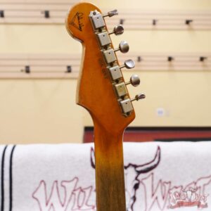 Fender Custom Shop Dale Wilson Masterbuilt 1963 Stratocaster Brazilian Rosewood Fingerboard Relic Natural with Black Pickguard - Image 11