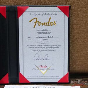 Fender Custom Shop Dale Wilson Masterbuilt 1963 Stratocaster Brazilian Rosewood Fingerboard Relic Natural with Black Pickguard - Image 14