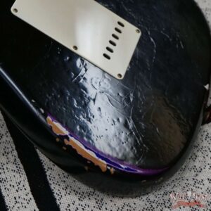 Fender Custom Shop Dale Wilson Masterbuilt 1969 Stratocaster Josefina Hand-Wound Pickups Relic Black over Purple Paisley - Image 13
