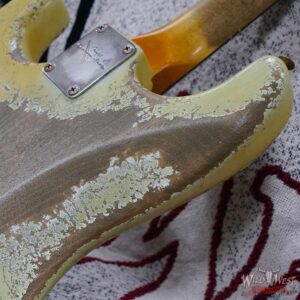 Fender Custom Shop Dale Wilson Masterbuilt 1961 Stratocaster Heavy Relic Super Faded Sonic Blue - Image 14