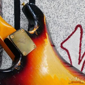 Fender Custom Shop Dale Wilson Masterbuilt 1960 Stratocaster Hardtail Brazilian Rosewood Board Relic 3 Tone Sunburst with Gold Hardware - Image 14
