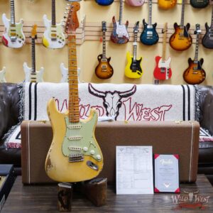 Fender Custom Shop Dale Wilson Masterbuilt 1959 ‘59 Stratocaster Flame Maple Neck Josefina Hand-Wound Pickups Relic White Blonde - Image 6