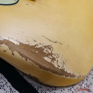 Fender Custom Shop Dale Wilson Masterbuilt 1959 ‘59 Stratocaster Flame Maple Neck Josefina Hand-Wound Pickups Relic White Blonde - Image 9