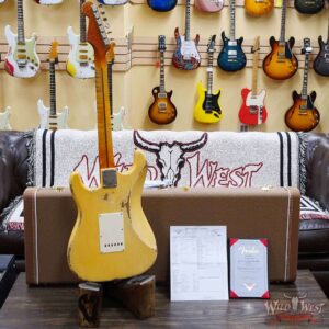 Fender Custom Shop Dale Wilson Masterbuilt 1959 ‘59 Stratocaster Flame Maple Neck Josefina Hand-Wound Pickups Relic White Blonde - Image 10