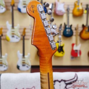 Fender Custom Shop Dale Wilson Masterbuilt 1959 ‘59 Stratocaster Flame Maple Neck Josefina Hand-Wound Pickups Relic White Blonde - Image 11