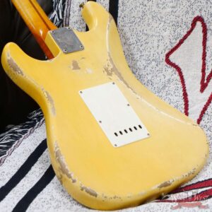 Fender Custom Shop Dale Wilson Masterbuilt 1959 ‘59 Stratocaster Flame Maple Neck Josefina Hand-Wound Pickups Relic White Blonde - Image 12