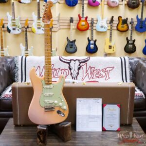 Fender Custom Shop Dale Wilson Masterbuilt 1959 ‘59 Stratocaster Flame Maple Neck Josefina Hand-Wound Pickups Pre-Relic Aged Shell Pink - Image 6