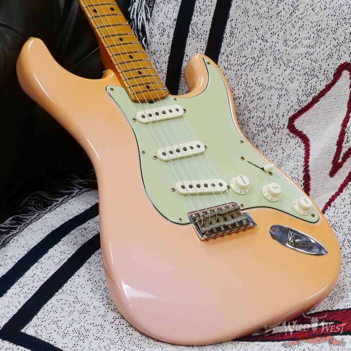 Fender Custom Shop Dale Wilson Masterbuilt 1959 ‘59 Stratocaster Flame Maple Neck Josefina Hand-Wound Pickups Pre-Relic Aged Shell Pink - Image 8