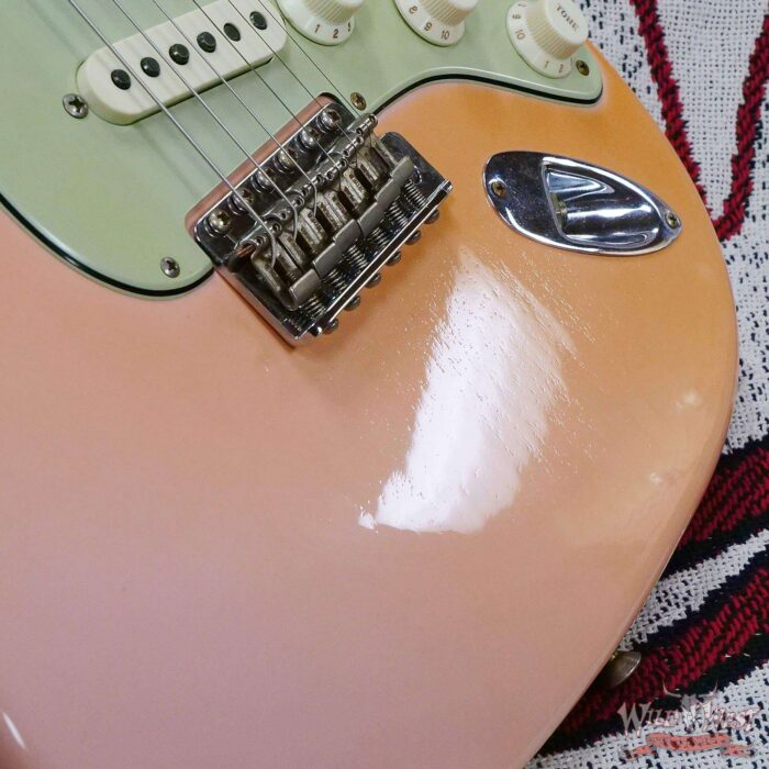 Fender Custom Shop Dale Wilson Masterbuilt 1959 ‘59 Stratocaster Flame Maple Neck Josefina Hand-Wound Pickups Pre-Relic Aged Shell Pink - Image 9