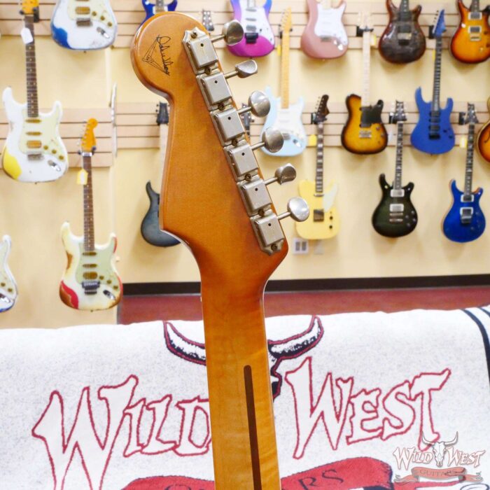 Fender Custom Shop Dale Wilson Masterbuilt 1959 ‘59 Stratocaster Flame Maple Neck Josefina Hand-Wound Pickups Pre-Relic Aged Shell Pink - Image 11