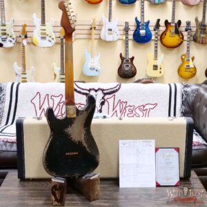 Fender Custom Shop Dale Wilson Masterbuilt 1961 Hardtail Stratocaster Hand-Wound Pickups Brazilian Rosewood Fingerboard Relic Black 6.90 LBS (US Only / No International Shipping) - Image 12