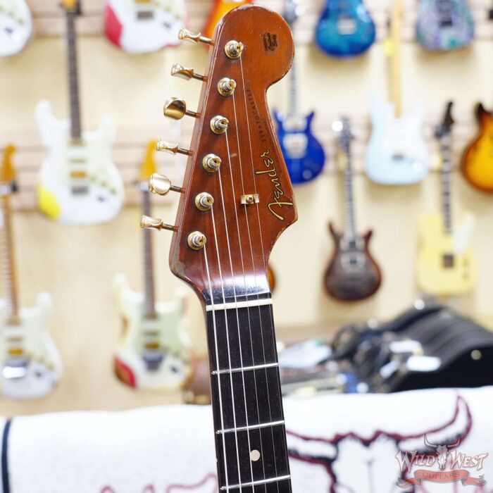 Fender Custom Shop Dale Wilson Masterbuilt 1961 Stratocaster Hand-Wound Pickups Brazilian Rosewood Fretboard Relic Black 7.50 LBS (US Only / No International Shipping) - Image 7