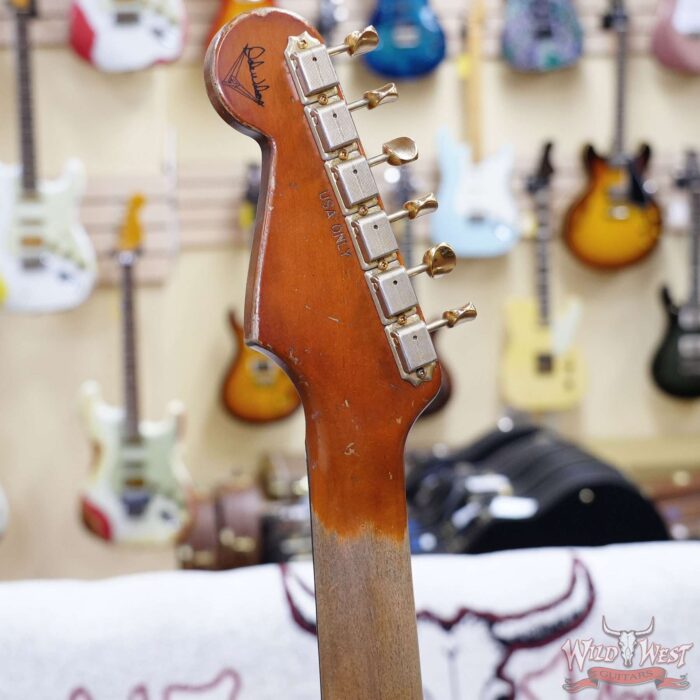 Fender Custom Shop Dale Wilson Masterbuilt 1961 Stratocaster Hand-Wound Pickups Brazilian Rosewood Fretboard Relic Black 7.50 LBS (US Only / No International Shipping) - Image 11