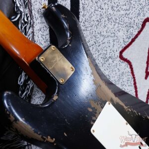 Fender Custom Shop Dale Wilson Masterbuilt 1961 Stratocaster Hand-Wound Pickups Brazilian Rosewood Fretboard Relic Black 7.50 LBS (US Only / No International Shipping) - Image 13