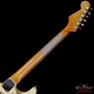 Fender Custom Shop Dale Wilson Masterbuilt 1961 Stratocaster Hand-Wound Pickups Brazilian Rosewood Fingerboard Relic Gold Hardware Vintage White 7.60 LBS (US Only / No International Shipping) - Image 5