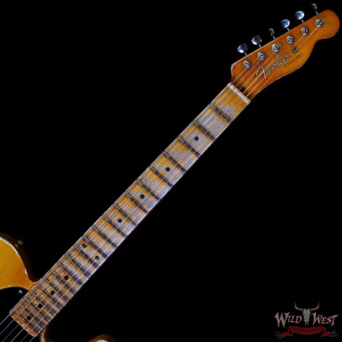 Fender Custom Shop Dale Wilson Masterbuilt 53’ Esquire Josefina H/W OBG Pickup Heavy Relic Smoked Nocaster Blonde - Image 4