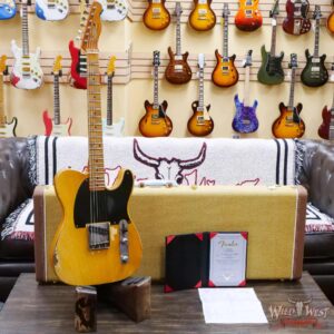 Fender Custom Shop Dale Wilson Masterbuilt 53’ Esquire Josefina H/W OBG Pickup Heavy Relic Smoked Nocaster Blonde - Image 6