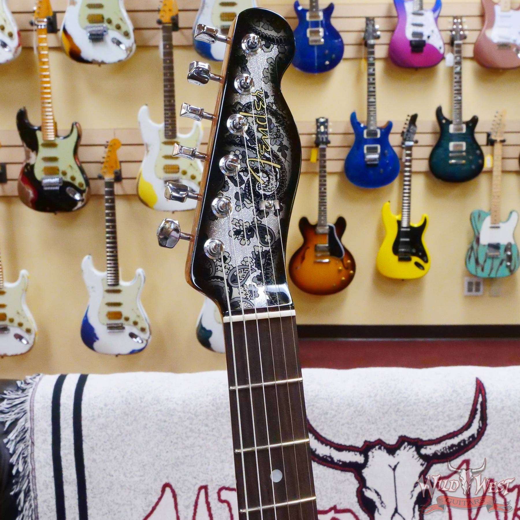 fendercs-mbdw-r128524-d2__wwg.jpg Fender Custom Shop Paul Waller Masterbuilt 1967 Telecaster Custom HH NOS Black Paisley 7.25 LBS - Image 7