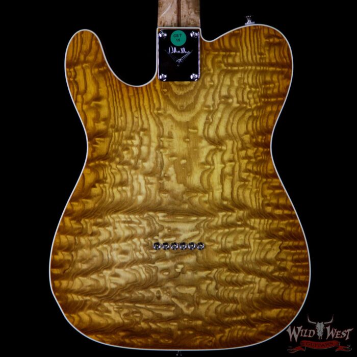 2020 NAMM Fender Custom Shop Prestige Dale Wilson Masterbuilt 1-Piece Tamo Ash Esquire NOS Honey Burst One of A Kind - Image 5