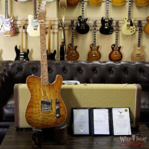2020 NAMM Fender Custom Shop Prestige Dale Wilson Masterbuilt 1-Piece Tamo Ash Esquire NOS Honey Burst One of A Kind - Image 10