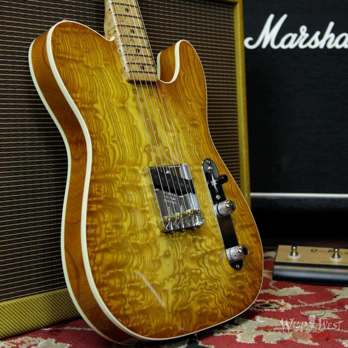 2020 NAMM Fender Custom Shop Prestige Dale Wilson Masterbuilt 1-Piece Tamo Ash Esquire NOS Honey Burst One of A Kind - Image 11