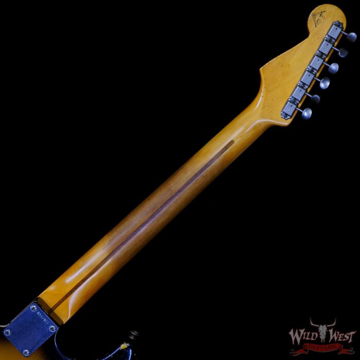 Fender Custom Shop Greg Fessler Masterbuilt 1955 Stratocaster Hardtail H/W Pickups Relic 2 Tone Sunburst 6.70 LBS - Image 5