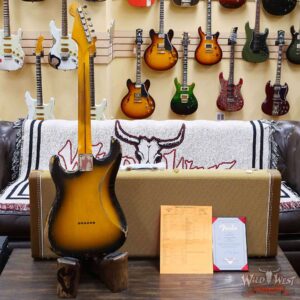 Fender Custom Shop Greg Fessler Masterbuilt 1955 Stratocaster Hardtail H/W Pickups Relic 2 Tone Sunburst 6.70 LBS - Image 10
