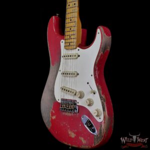 Fender Custom Shop Greg Fessler Masterbuilt 1959 Stratocaster Heavy Relic Josefina Hand-wound Pickups Fiesta Red - Image 2