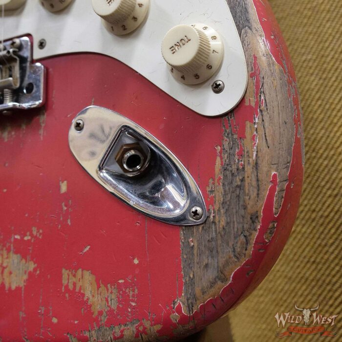 Fender Custom Shop Greg Fessler Masterbuilt 1959 Stratocaster Heavy Relic Josefina Hand-wound Pickups Fiesta Red - Image 9