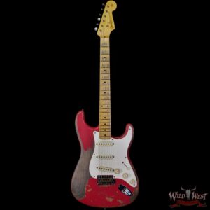 Fender Custom Shop Greg Fessler Masterbuilt 1959 Stratocaster Heavy Relic Josefina Hand-wound Pickups Fiesta Red - Image 3