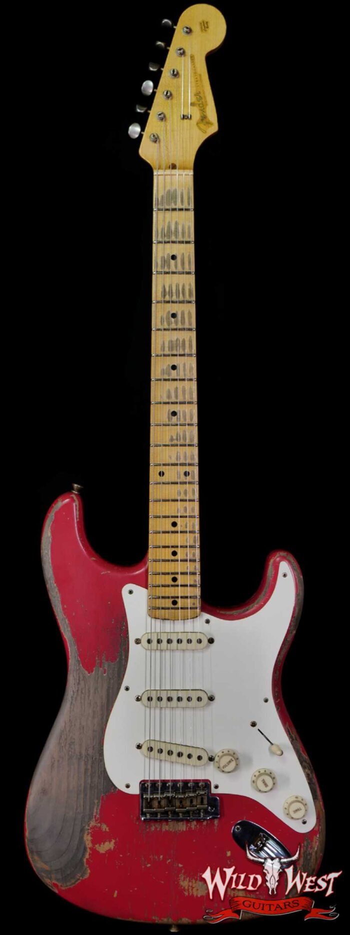 Fender Custom Shop Greg Fessler Masterbuilt 1959 Stratocaster Heavy Relic Josefina Hand-wound Pickups Fiesta Red - Image 1