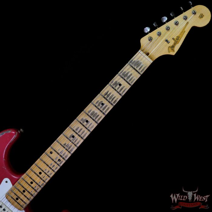 Fender Custom Shop Greg Fessler Masterbuilt 1959 Stratocaster Heavy Relic Josefina Hand-wound Pickups Fiesta Red - Image 4