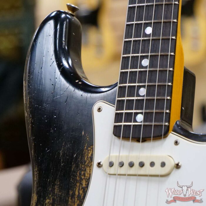 Fender Custom Shop Greg Fessler Maserbuilt 1964 Stratocaster Relic Rosewood Fingerboard Black - Image 10