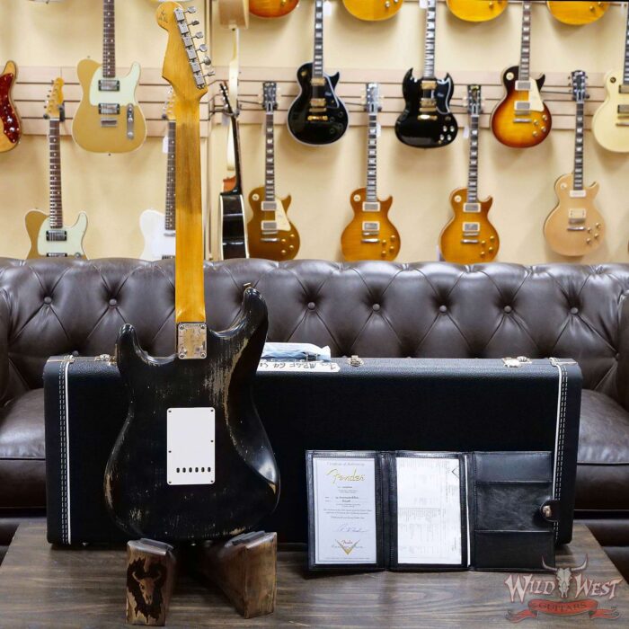 Fender Custom Shop Greg Fessler Maserbuilt 1964 Stratocaster Relic Rosewood Fingerboard Black - Image 12